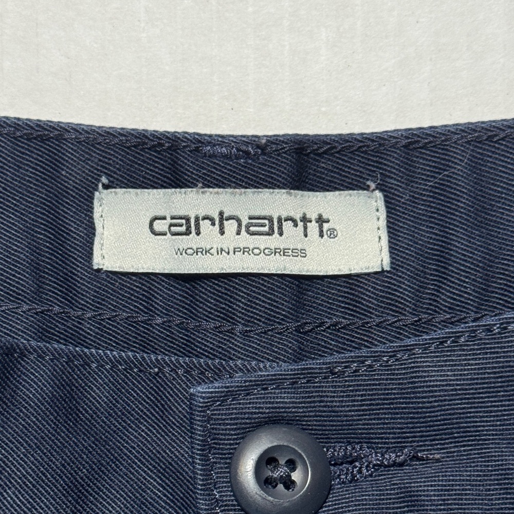 CARHARTT WIP Women's Packard Highwater Pants Navy Blue LC Relaxed Straight 28‎ - Picture 3 of 16